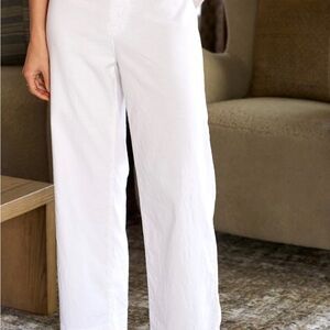 Norton McNaughton Cream Linen Pants